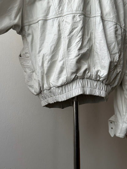 White leather jacket, Italy