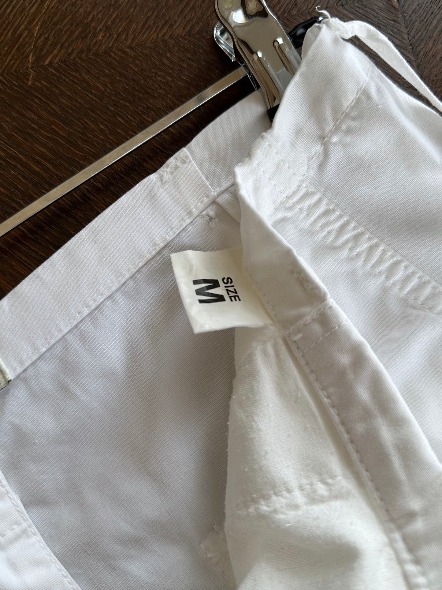 White cotton trousers - w34