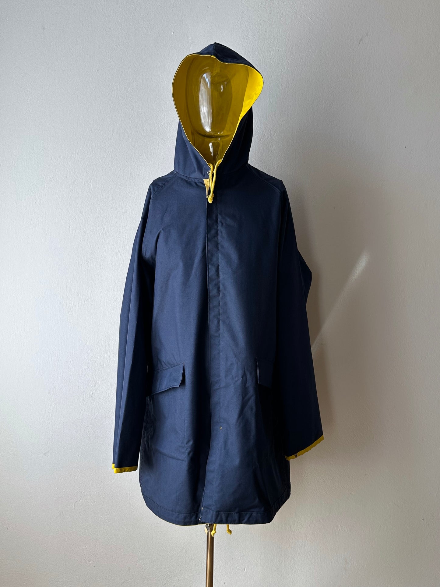 Vintage reversible rubberised coat