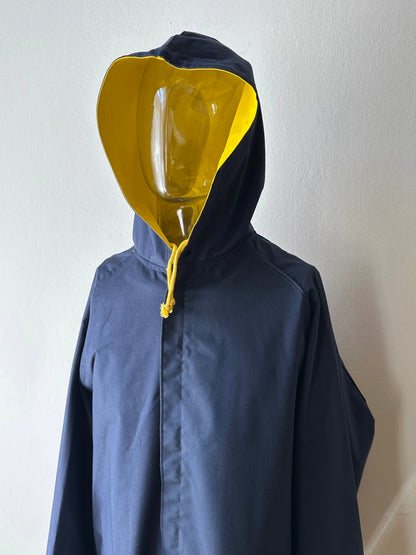 Vintage reversible rubberised coat