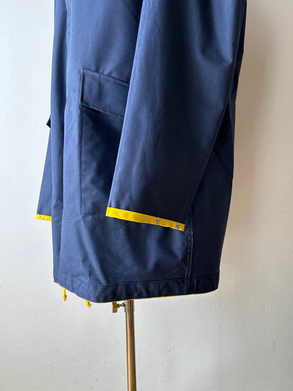 Vintage reversible rubberised coat