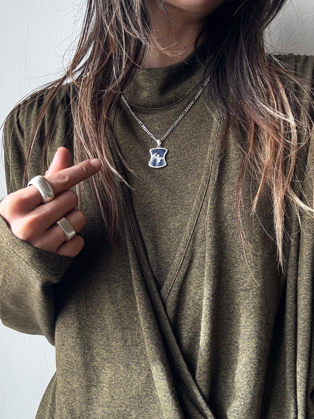 LOVE pendant necklace