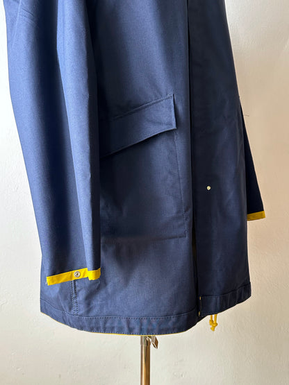 Vintage reversible rubberised coat