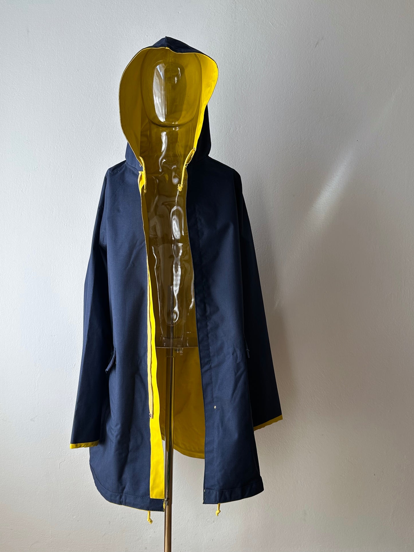 Vintage reversible rubberised coat
