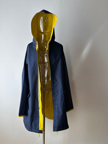 Vintage reversible rubberised coat