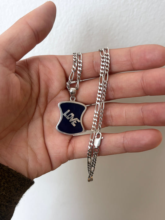 LOVE pendant necklace