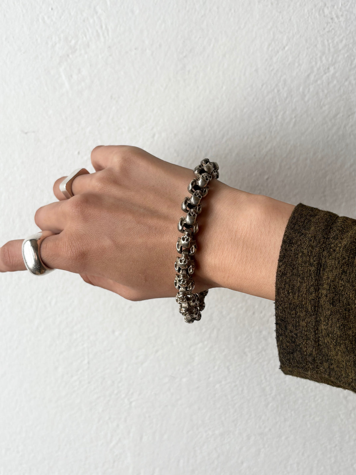 Tibetan skull bracelet