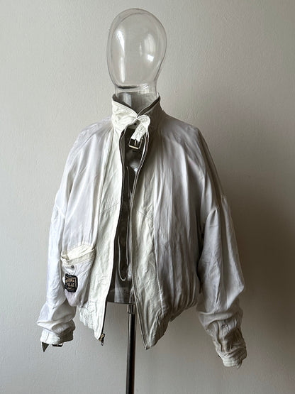 White leather jacket, Italy