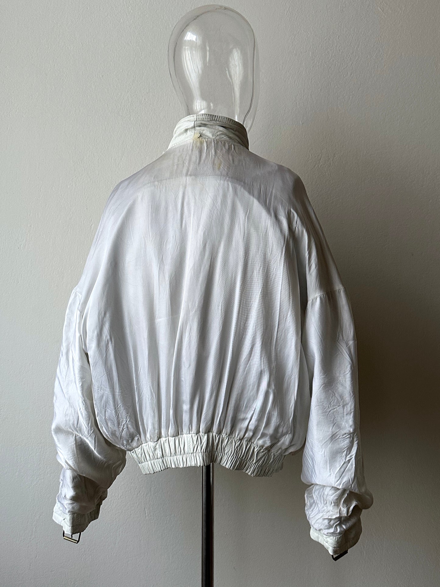 White leather jacket, Italy