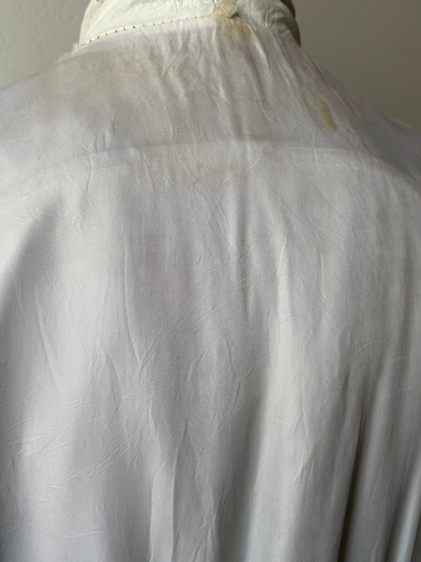 White leather jacket, Italy