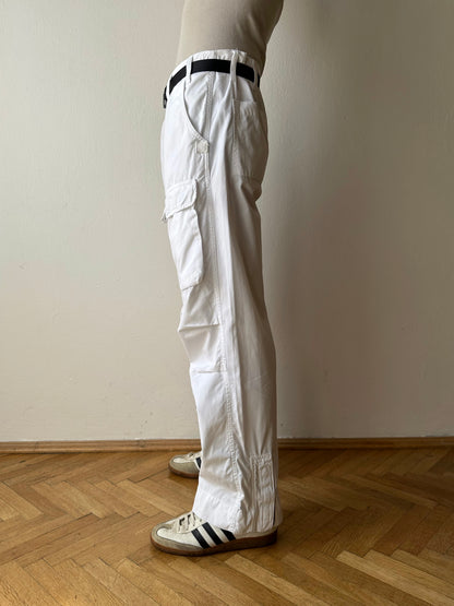 White cotton trousers - w34