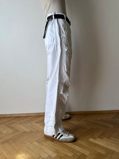 White cotton trousers - w34