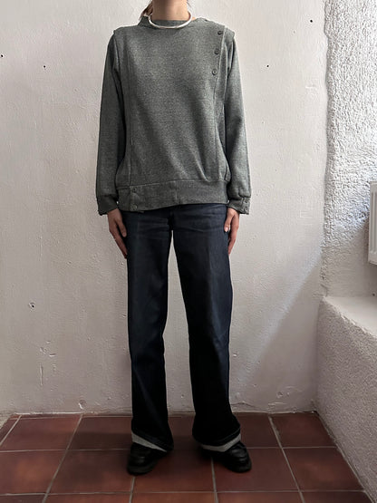 French gray sweatshirt