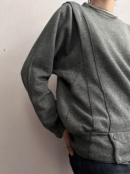 French gray sweatshirt