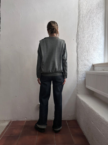 French gray sweatshirt