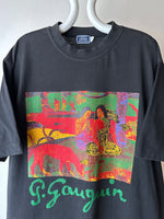 90's Paul Gauguin Art T-shirt 90年代 アート Tシャツ Tee Vintage ヴィンテージ フランス 画家 古着 プラハ 古着屋 Praha Prague Vintage store ユーロ古着 ヨーロッパ古着