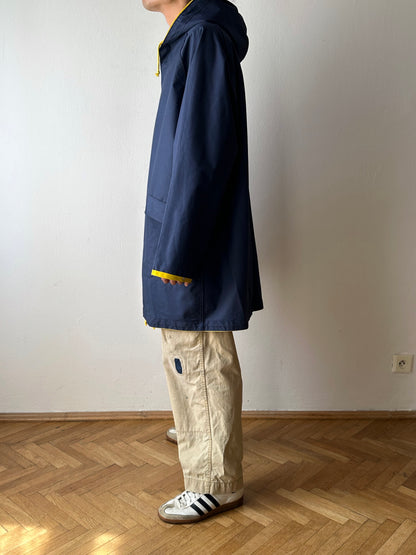 Vintage reversible rubberised coat