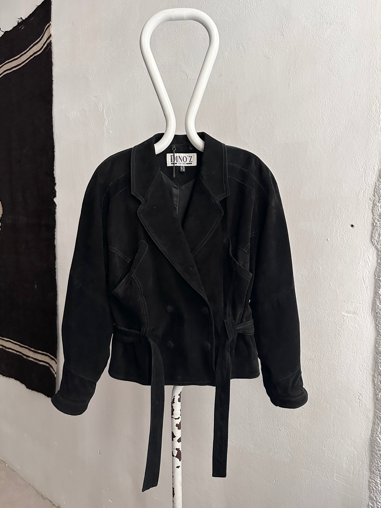 Dino'z leather suede double blouson