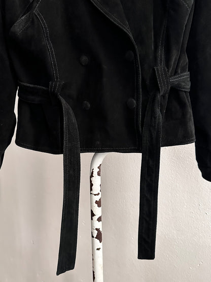 Dino'z leather suede double blouson