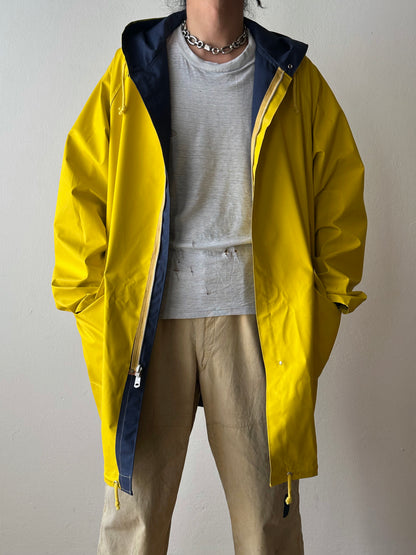 Vintage reversible rubberised coat