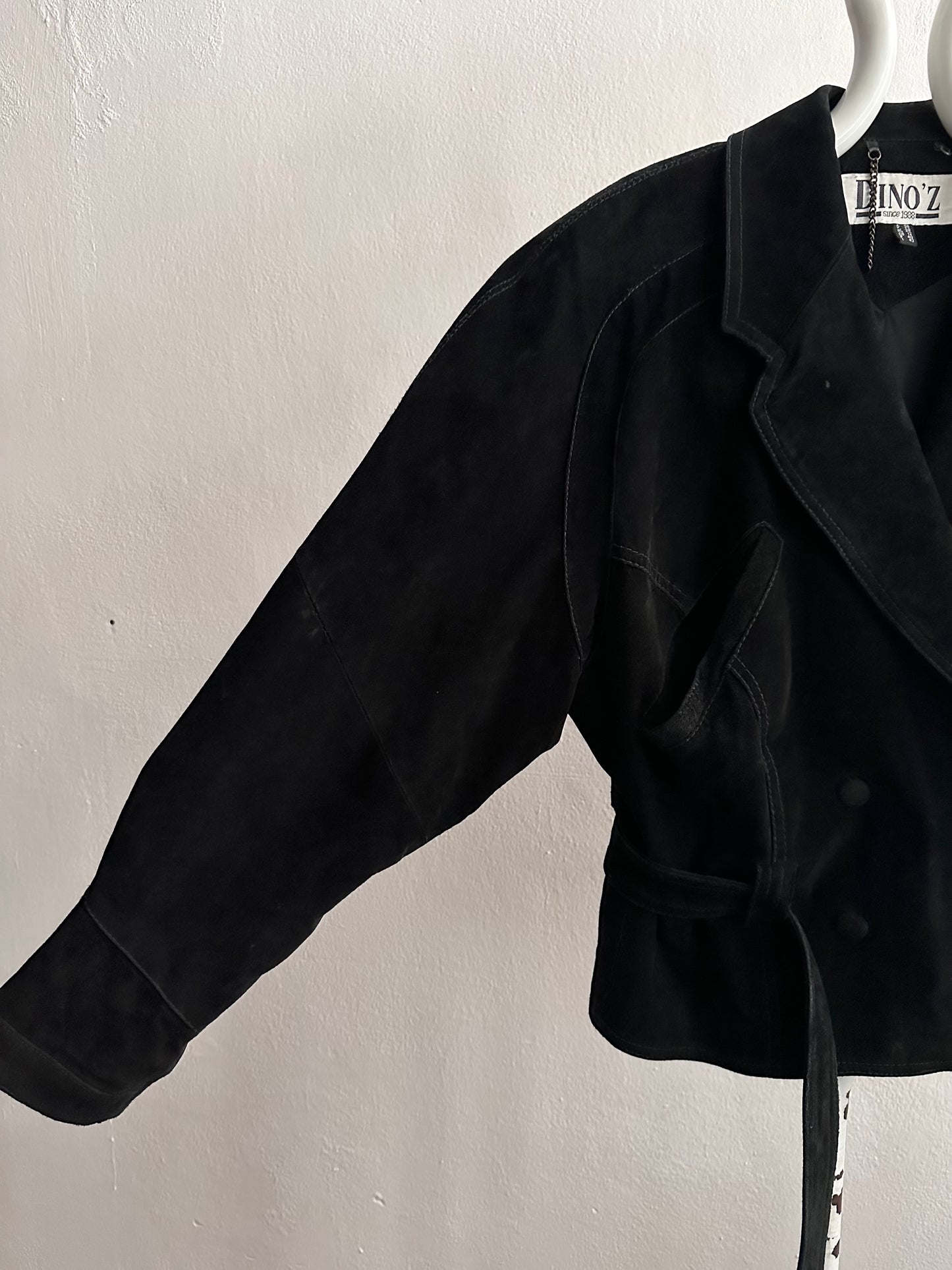 Dino'z leather suede double blouson