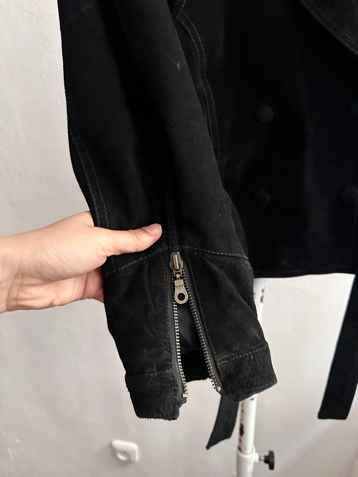 Dino'z leather suede double blouson