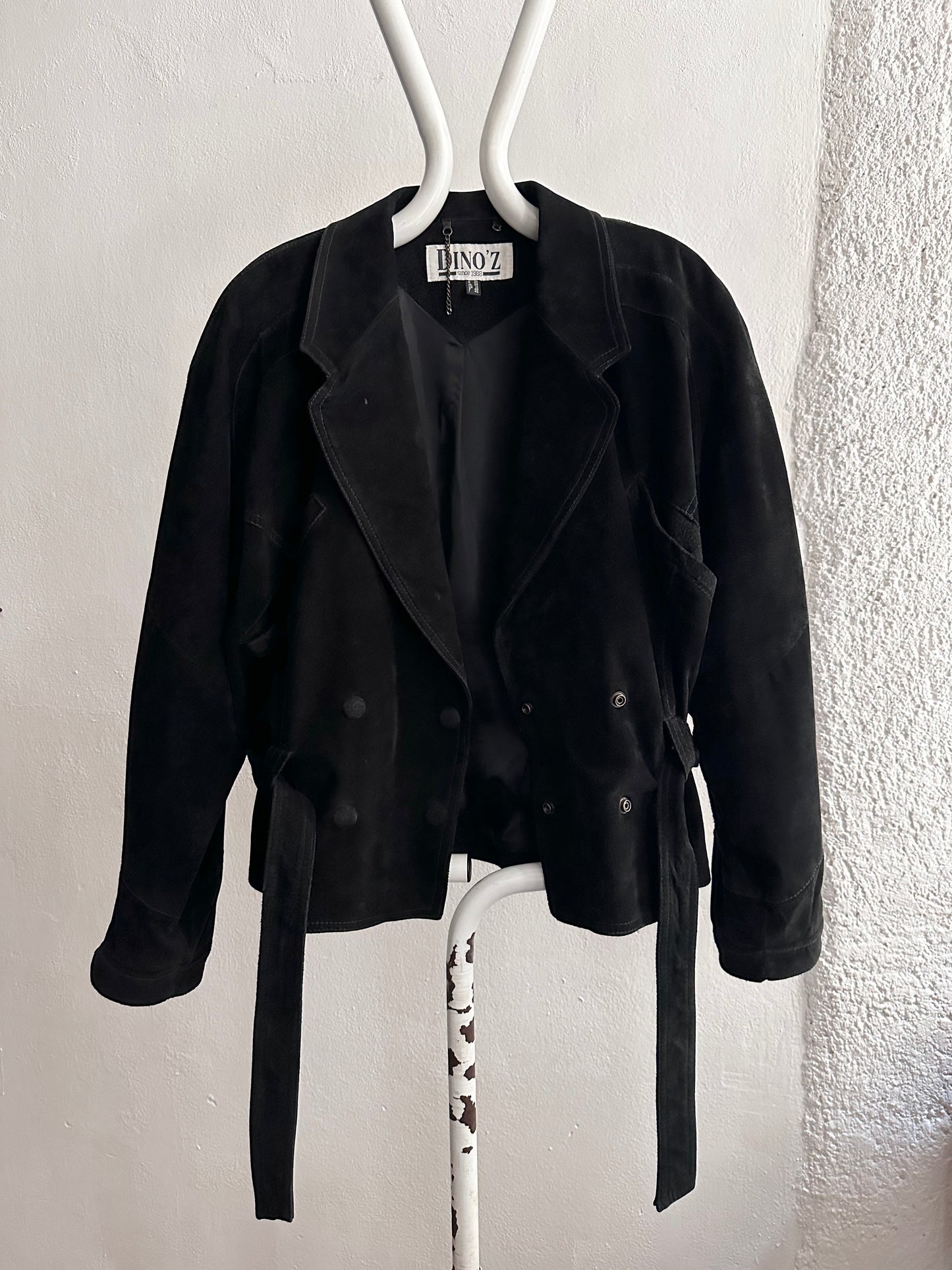 Dino'z leather suede double blouson