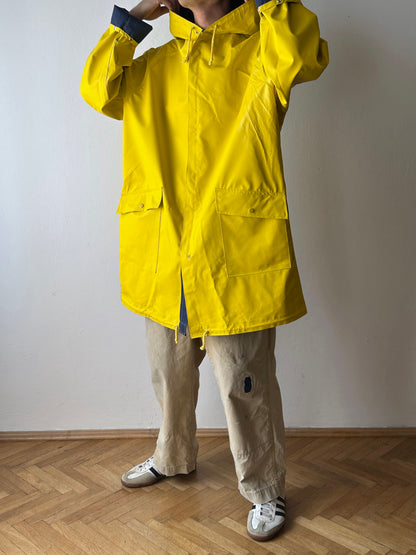 Vintage reversible rubberised coat