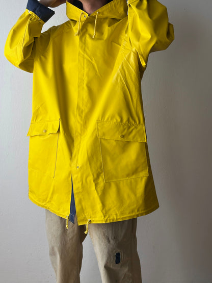 Vintage reversible rubberised coat