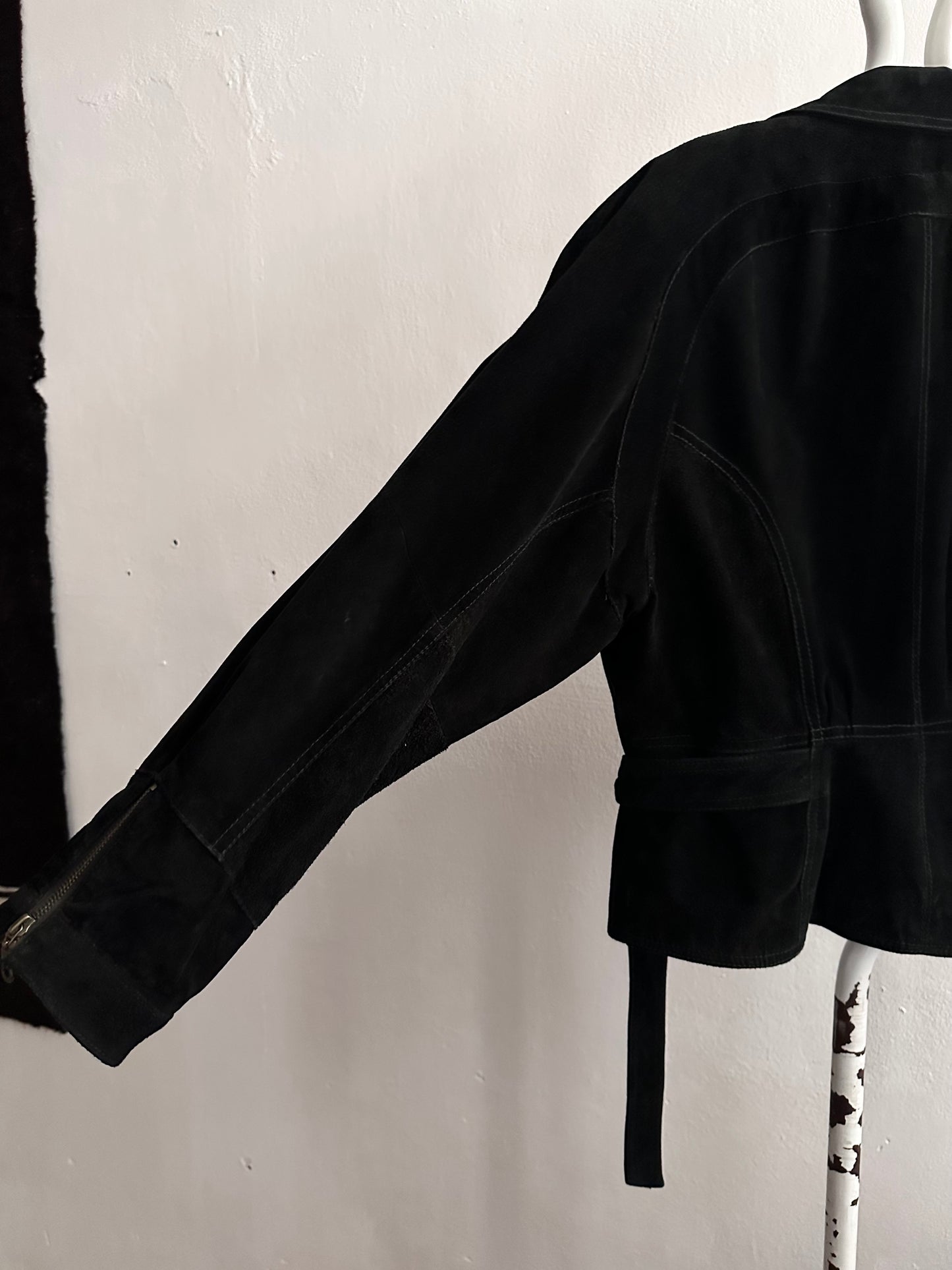 Dino'z leather suede double blouson