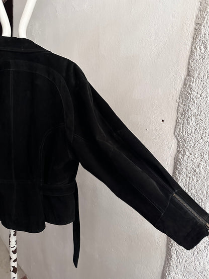 Dino'z leather suede double blouson