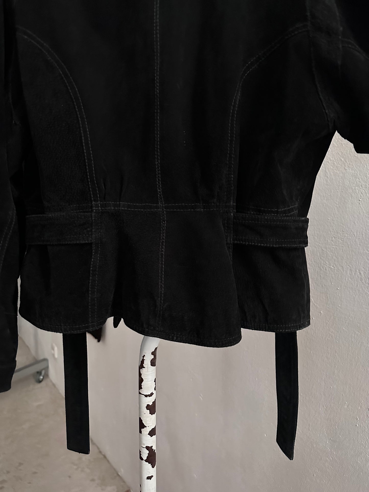 Dino'z leather suede double blouson