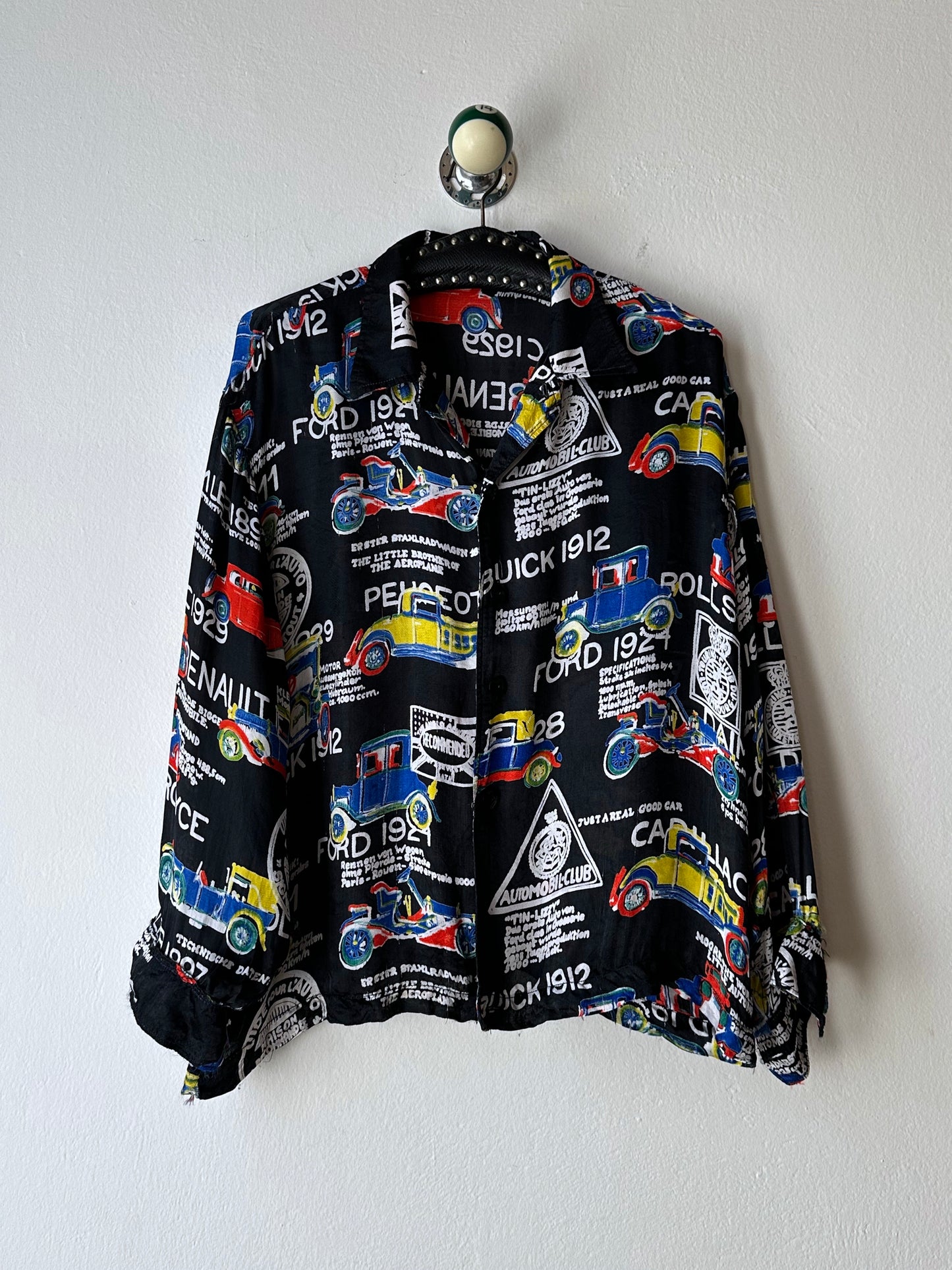 Black viscose shirt