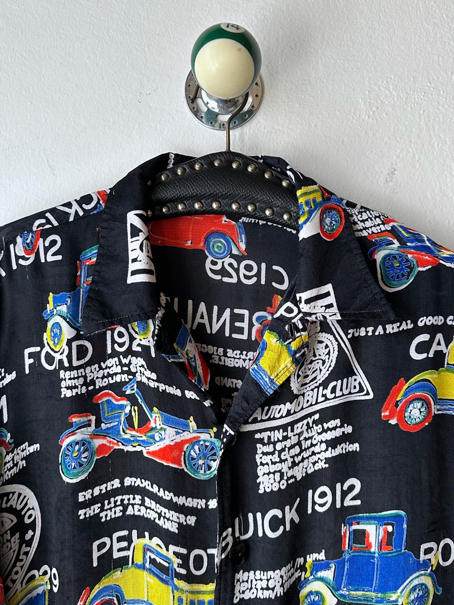 Black viscose shirt