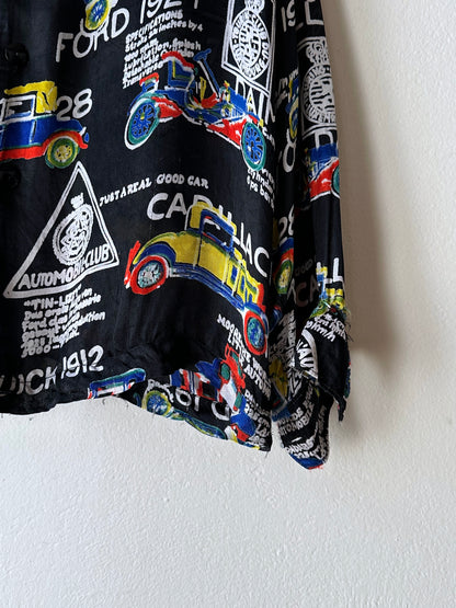 Black viscose shirt