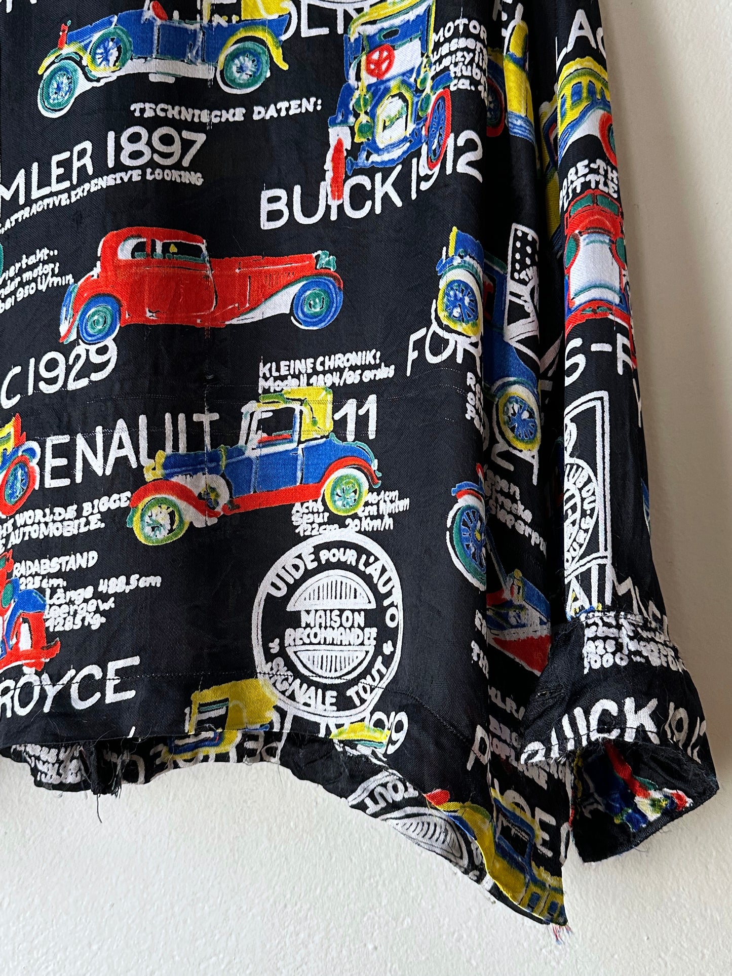 Black viscose shirt