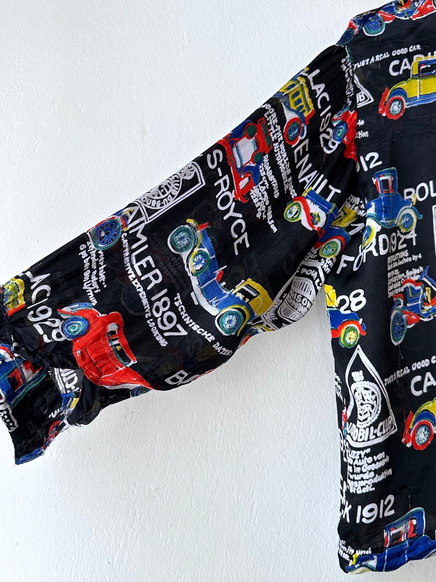 Black viscose shirt