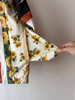 sunflower handmade blanket jacket