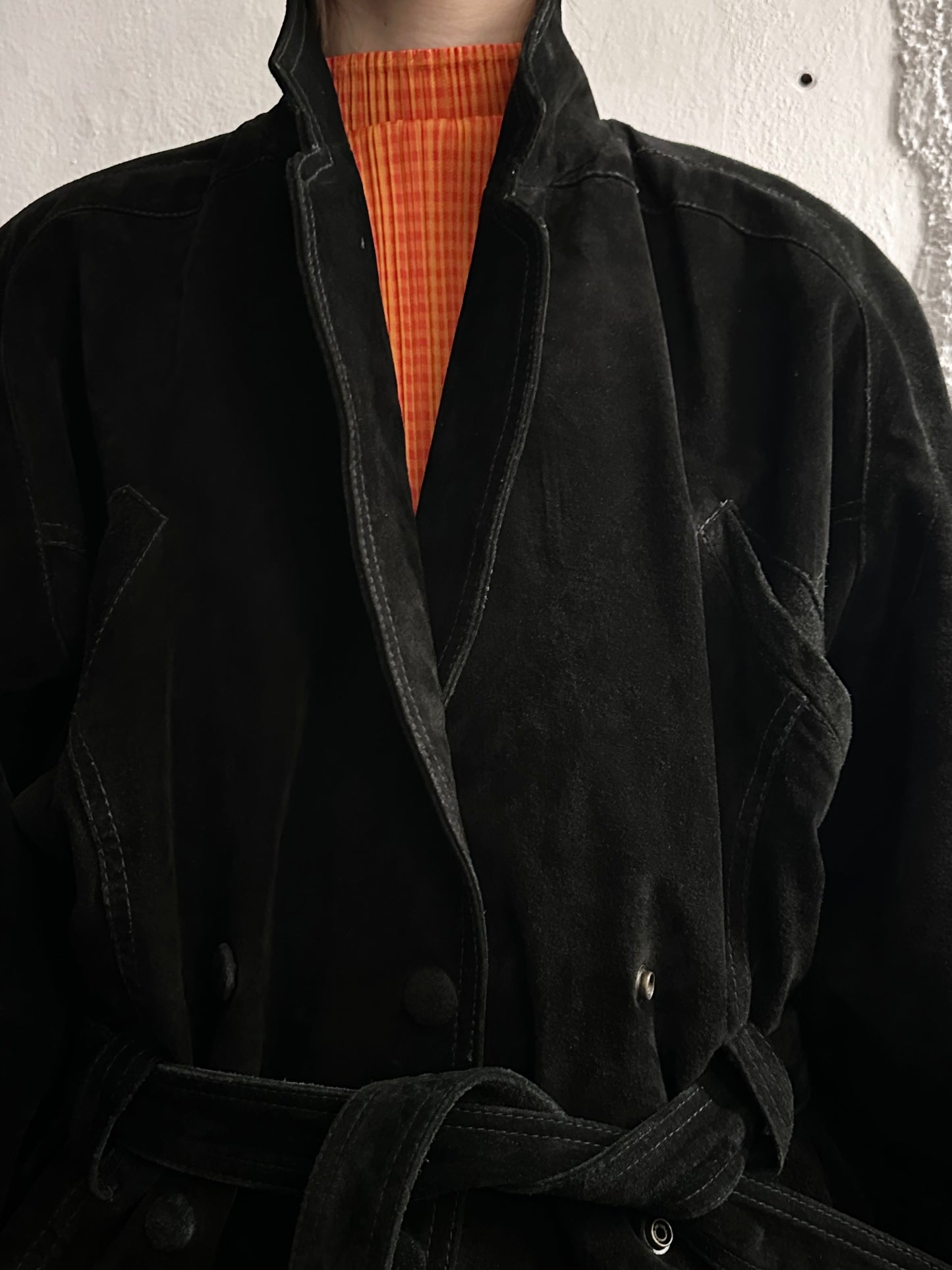 Dino'z leather suede double blouson