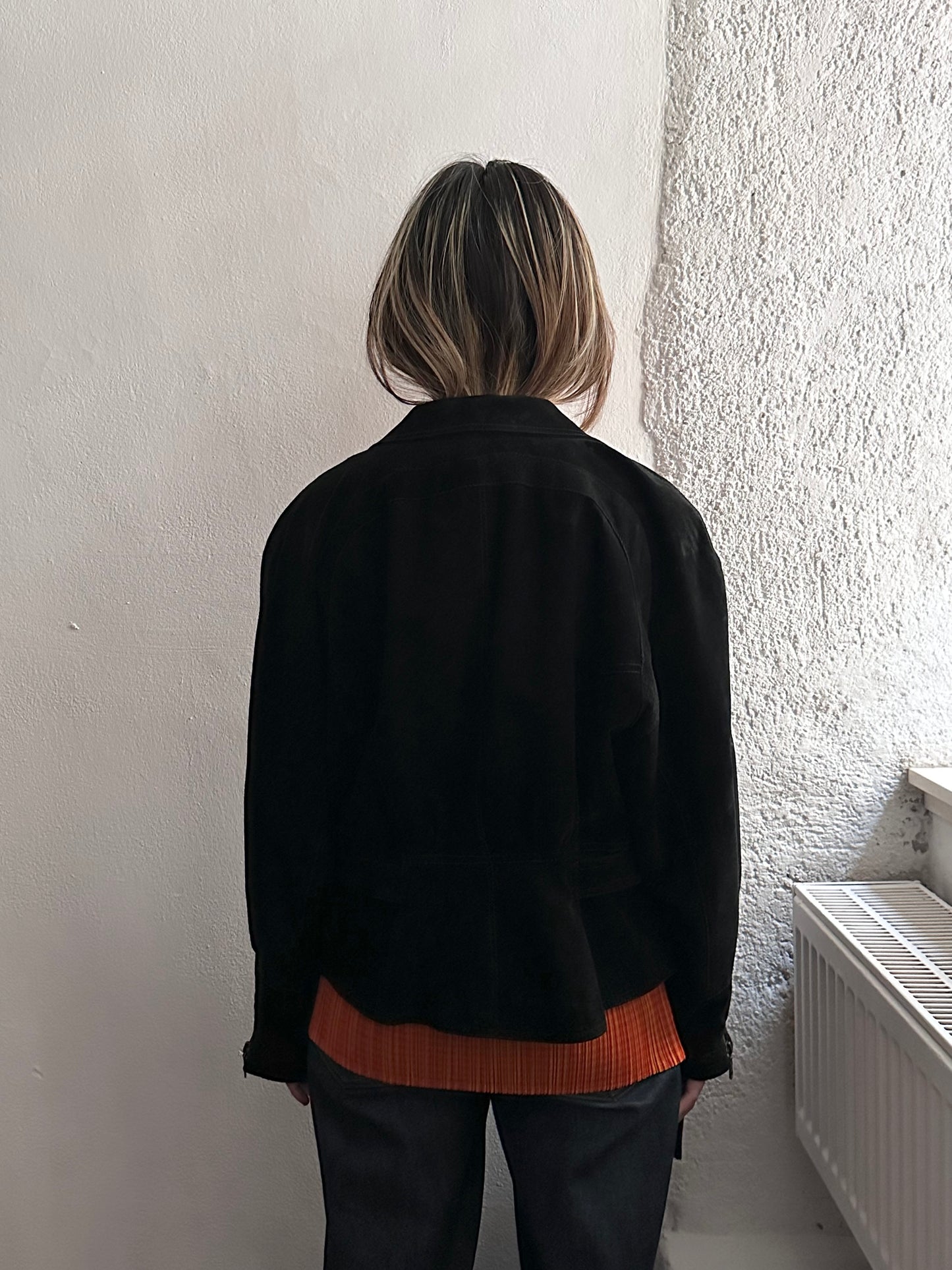 Dino'z leather suede double blouson