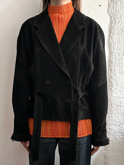 Dino'z leather suede double blouson