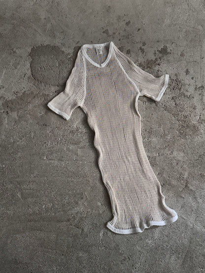 Deadstock 1970s Danish army mesh top 2-pack - M