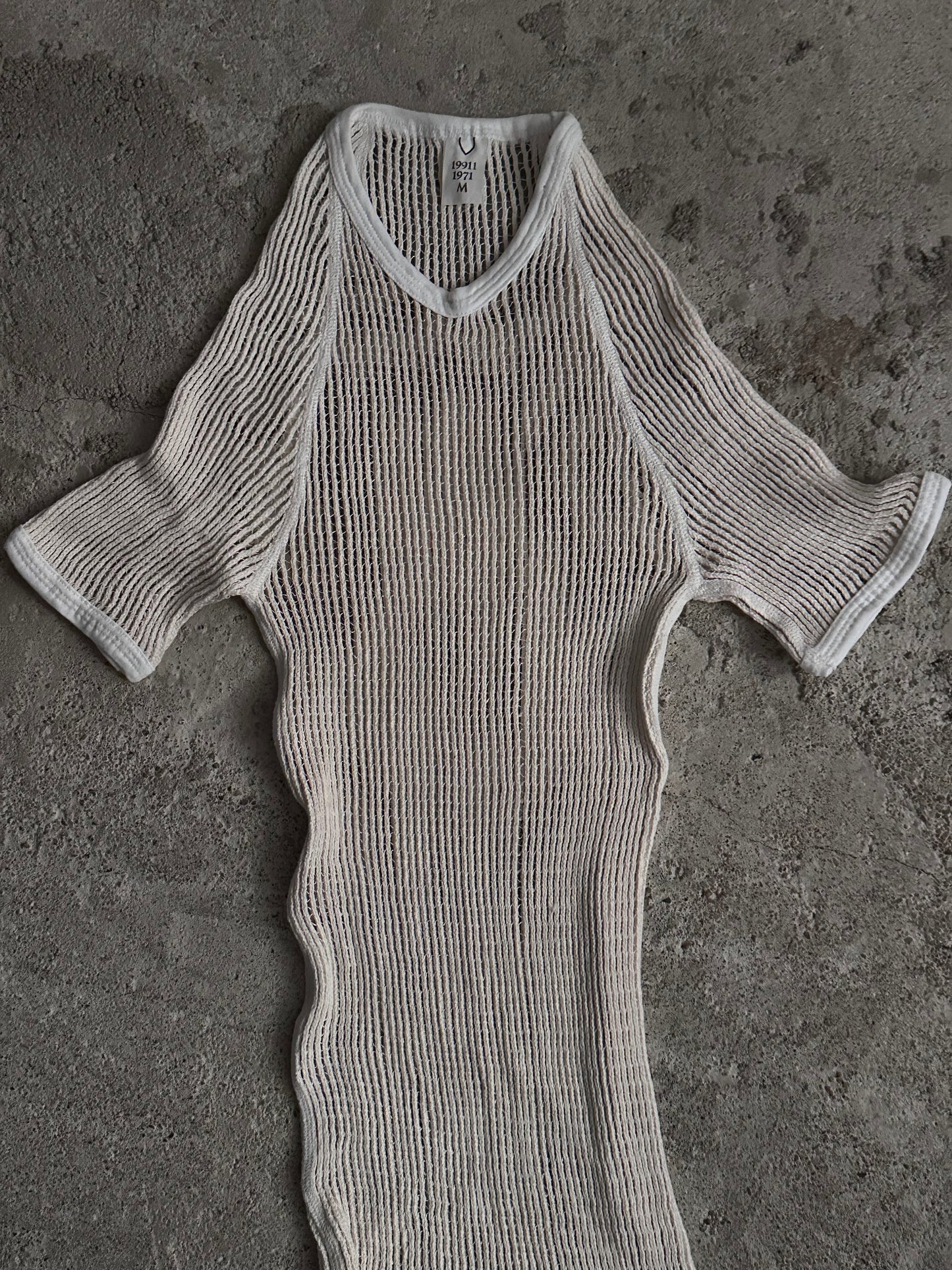 Deadstock 1970s Danish army mesh top 2-pack - M