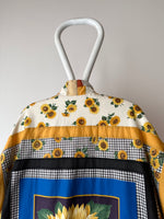 sunflower handmade blanket jacket