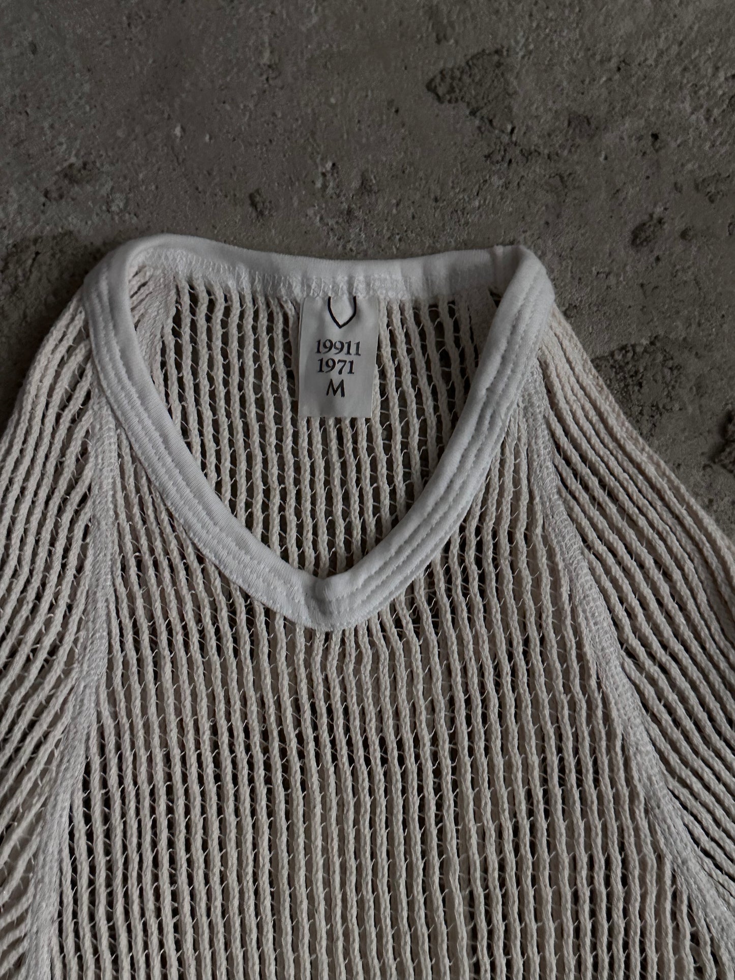 Deadstock 1970s Danish army mesh top 2-pack - M