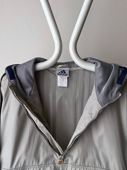 90s Adidas silver smock