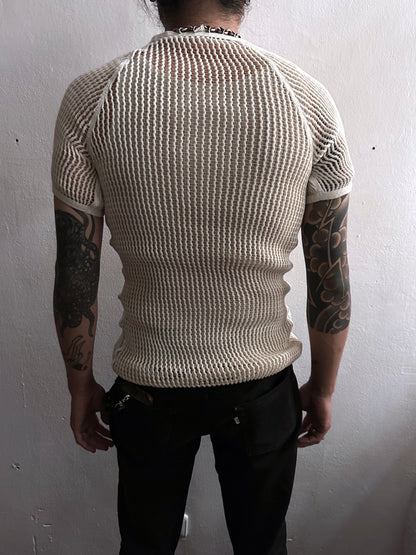 Deadstock 1970s Danish army mesh top 2-pack - M