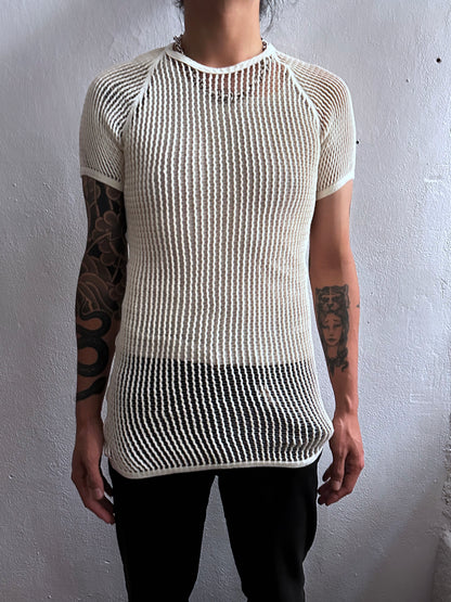Deadstock 1970s Danish army mesh top 2-pack - M