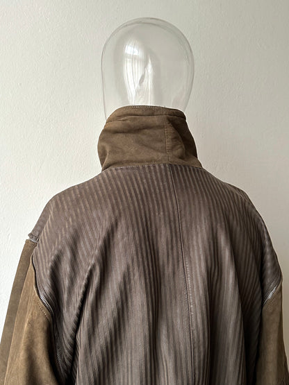 1980s French leather jacket