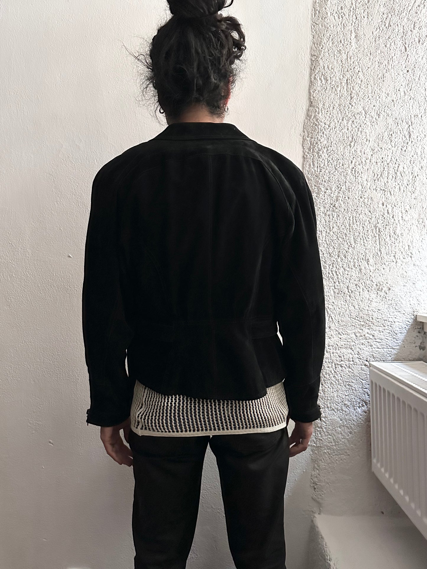 Dino'z leather suede double blouson